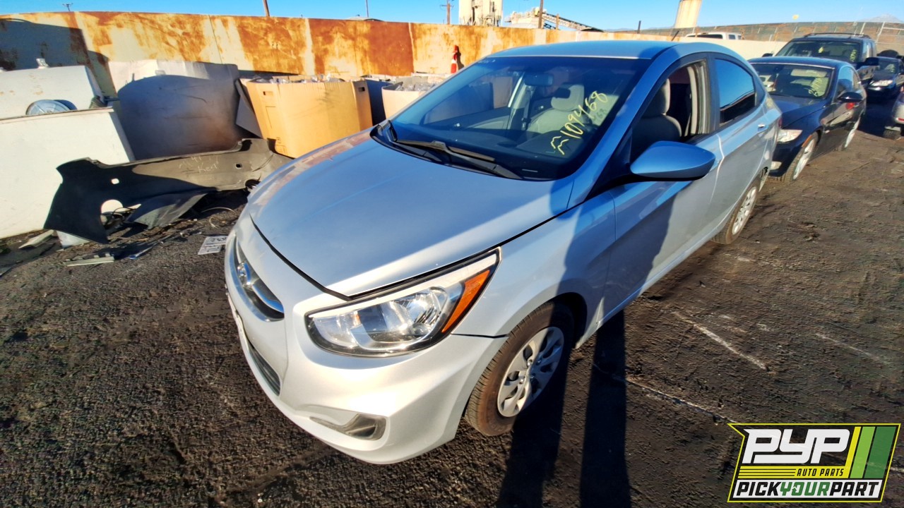 2017 HYUNDAI ACCENT partes disponibles