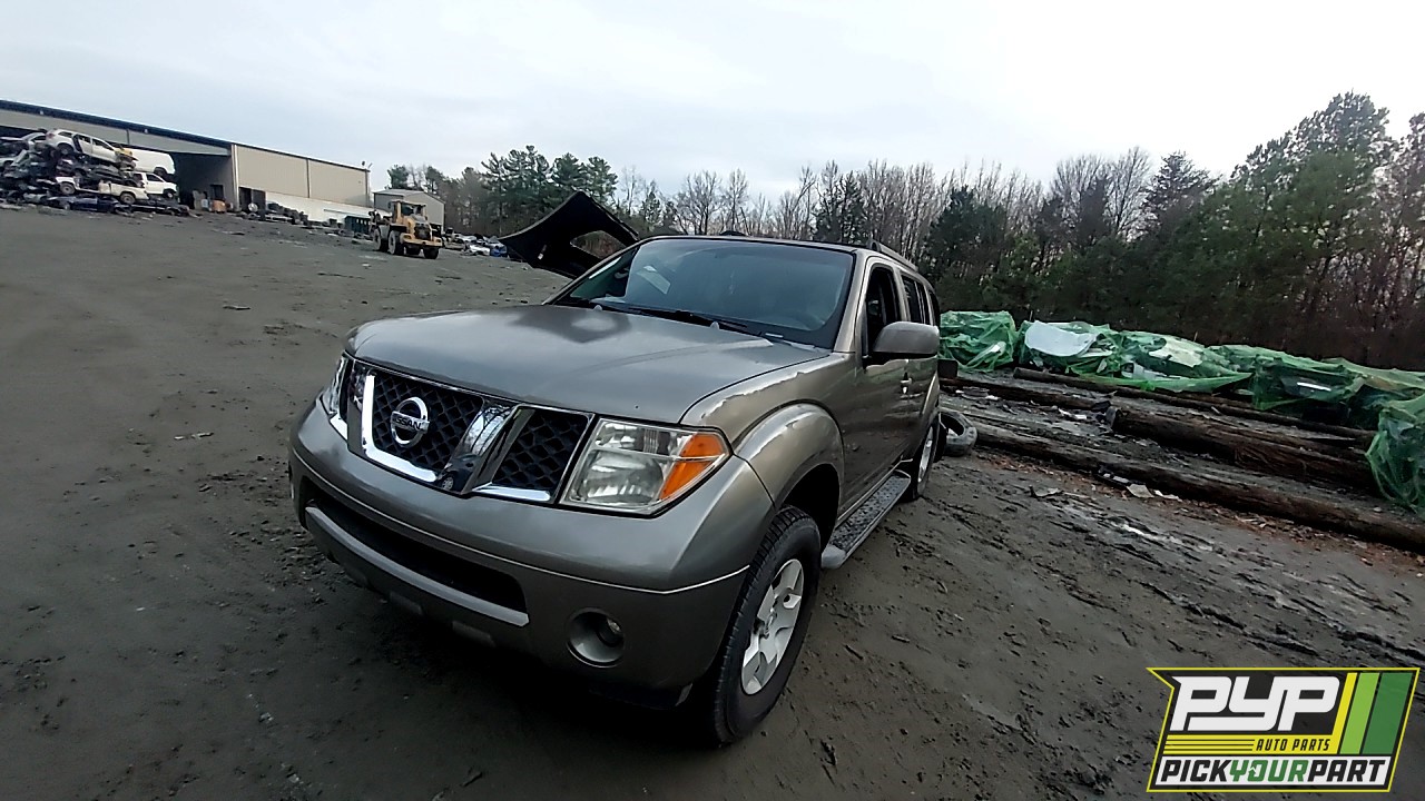 2005 NISSAN PATHFINDER partes disponibles