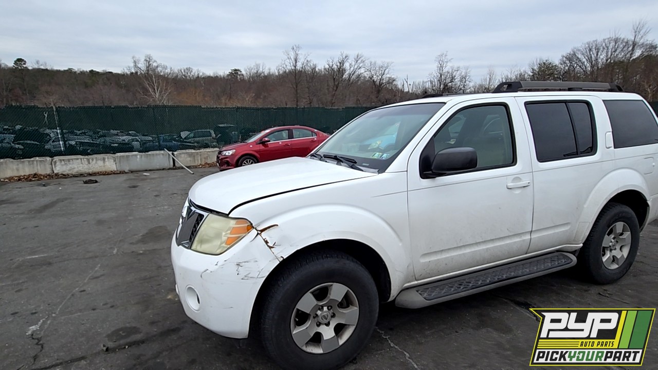 2009 NISSAN PATHFINDER partes disponibles