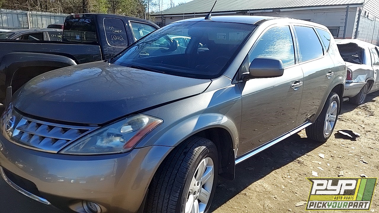 2006 NISSAN MURANO partes disponibles