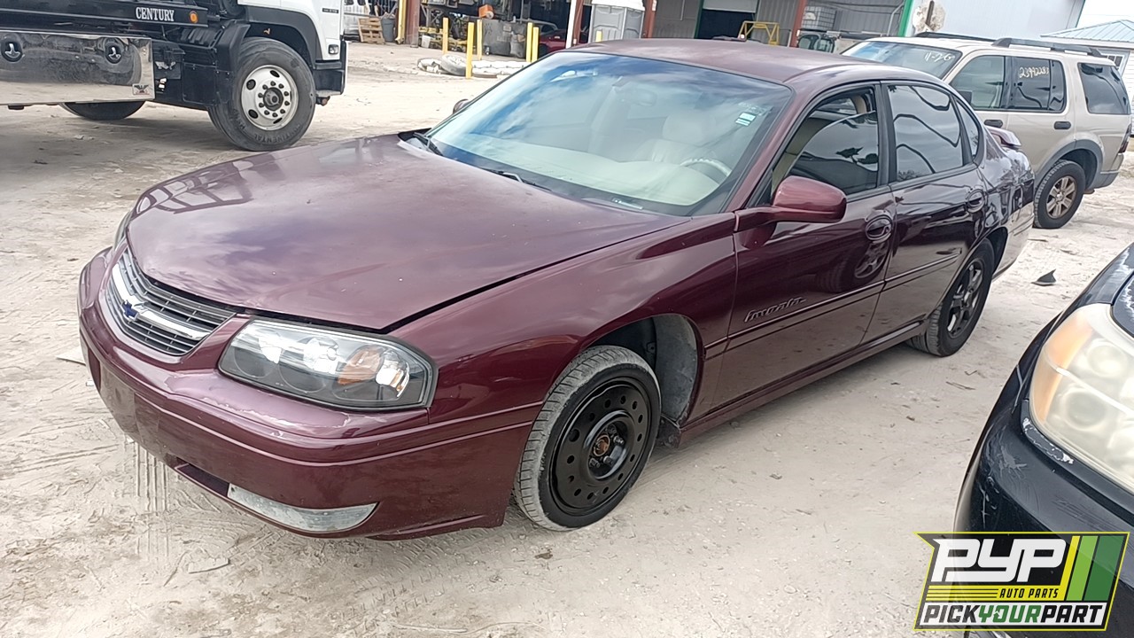 2004 CHEVROLET IMPALA partes disponibles