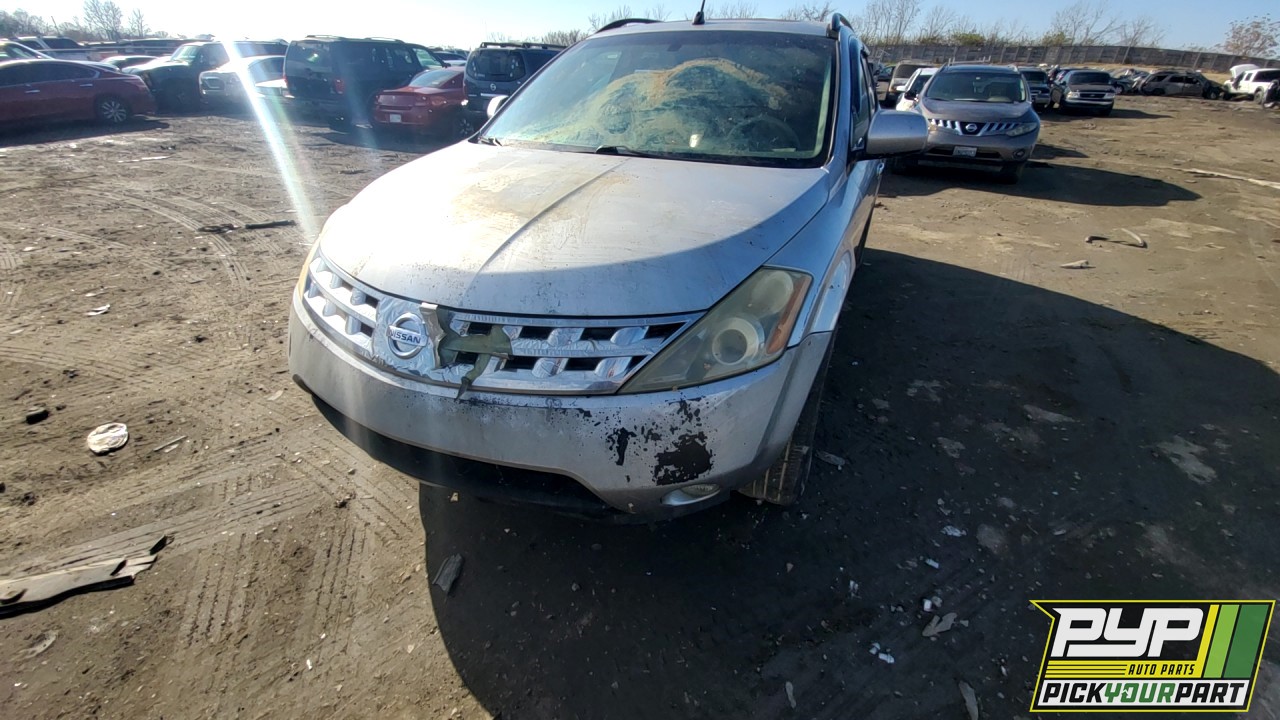 2004 NISSAN MURANO partes disponibles