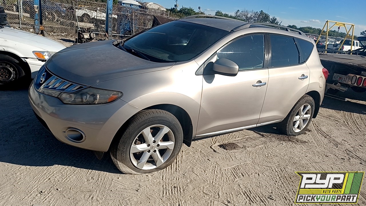 2009 NISSAN MURANO partes disponibles