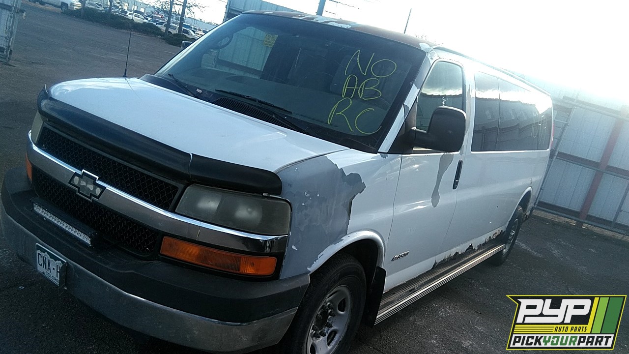 2006 CHEVROLET EXPRESS 3500 partes disponibles