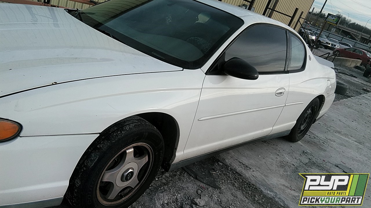 2002 CHEVROLET MONTE CARLO partes disponibles