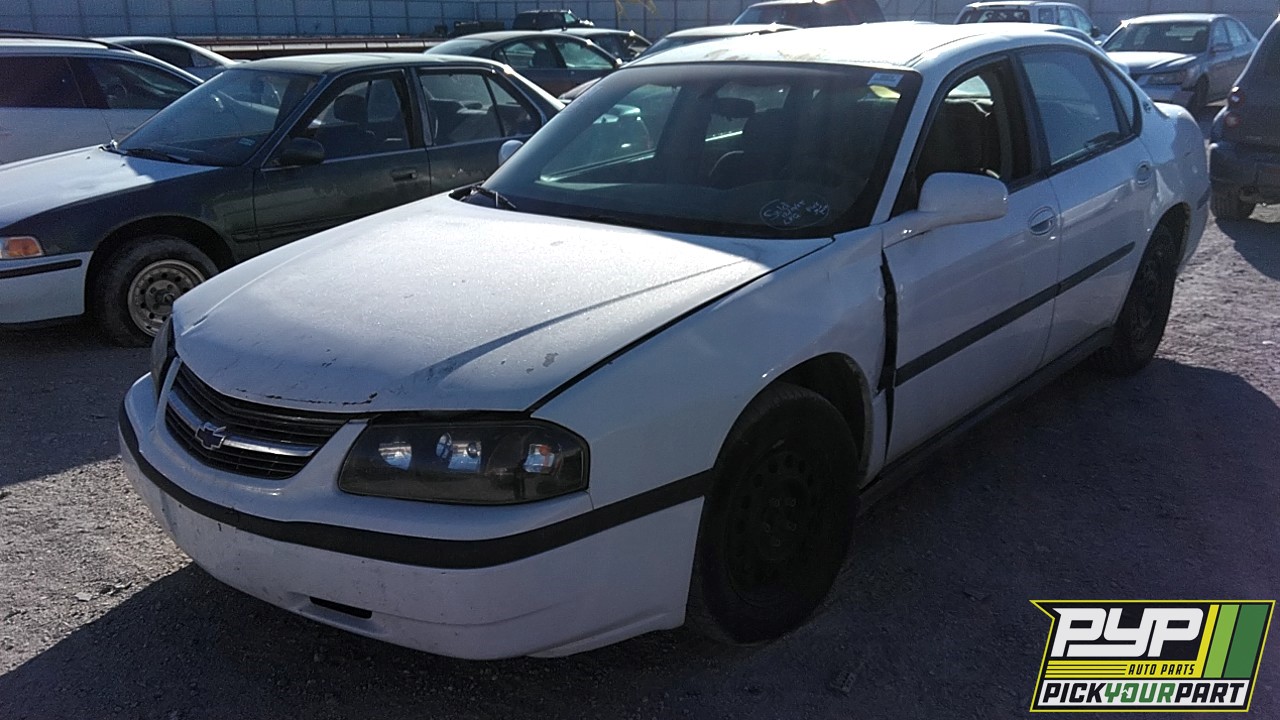 2002 CHEVROLET IMPALA partes disponibles