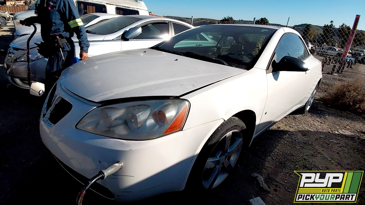 2007 PONTIAC G6 partes disponibles