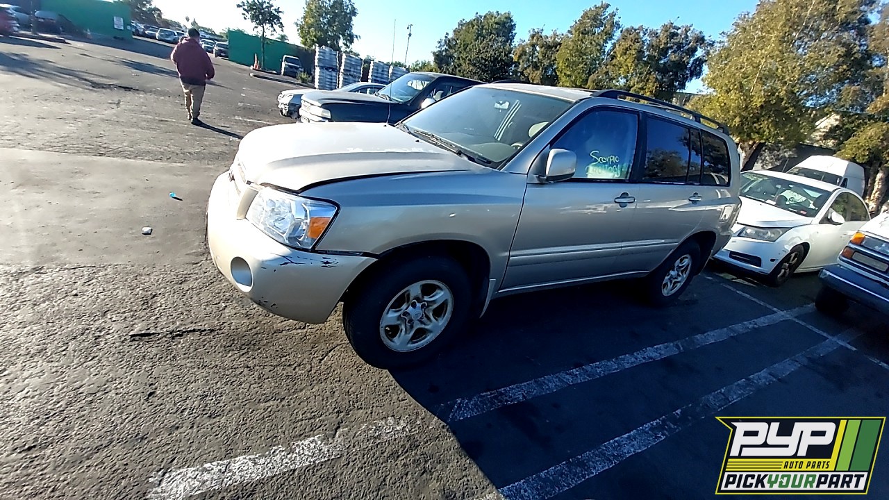 2004 TOYOTA HIGHLANDER available for parts
