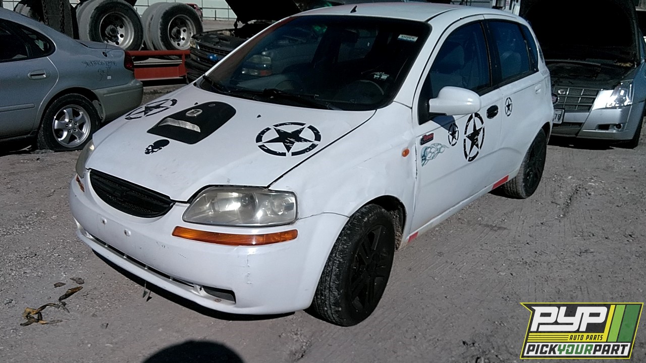 2004 CHEVROLET AVEO partes disponibles