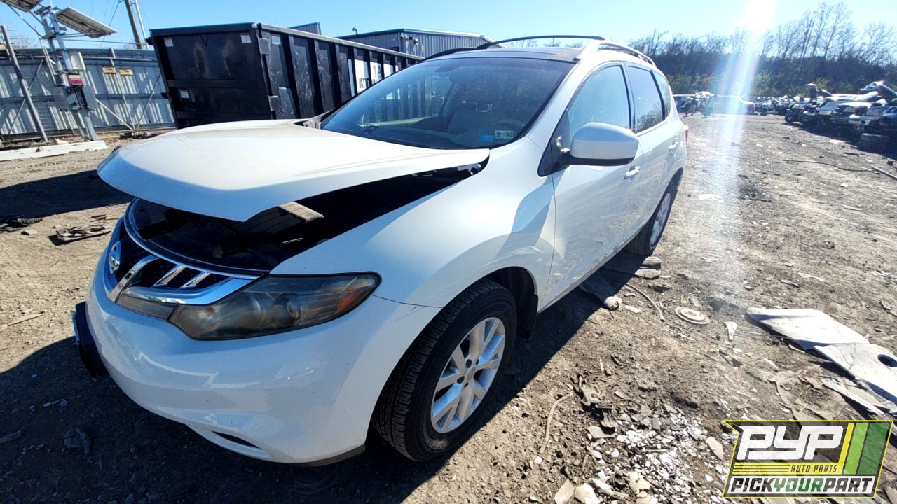 2011 NISSAN MURANO partes disponibles