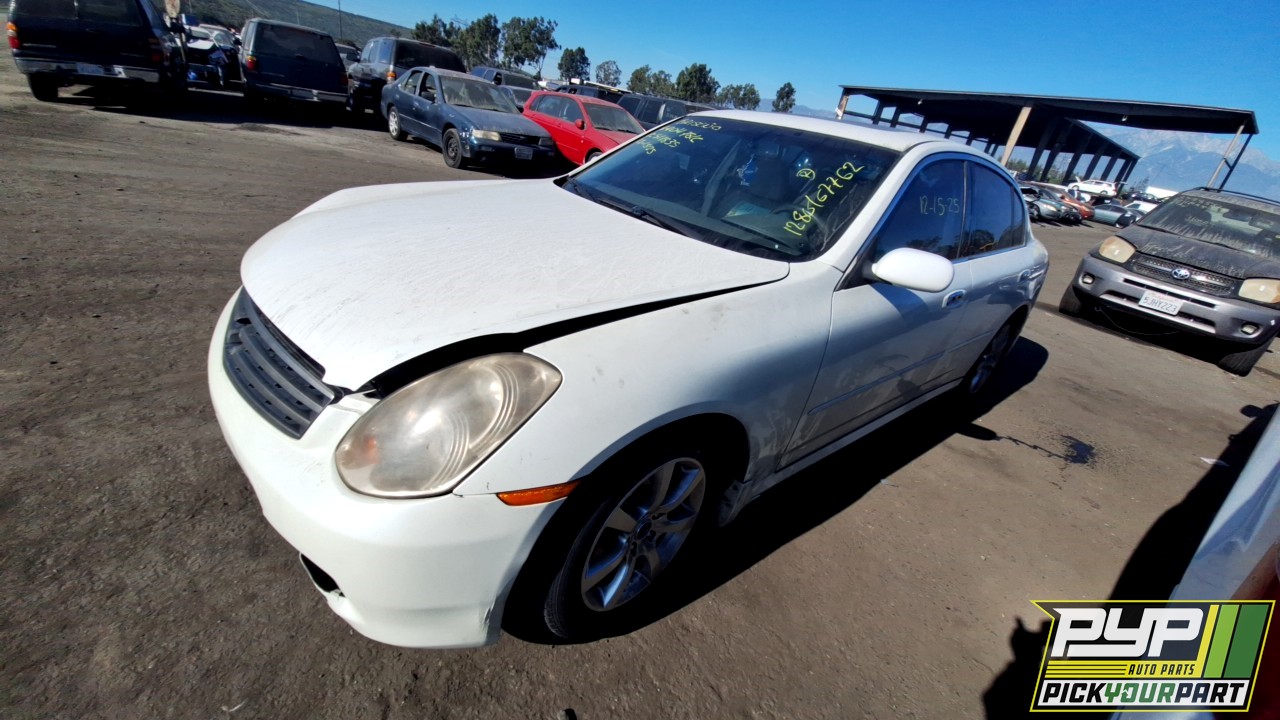 2006 INFINITI G35 available for parts