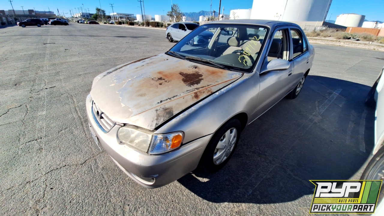 2001 TOYOTA COROLLA partes disponibles