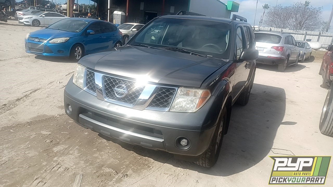 2007 NISSAN PATHFINDER partes disponibles