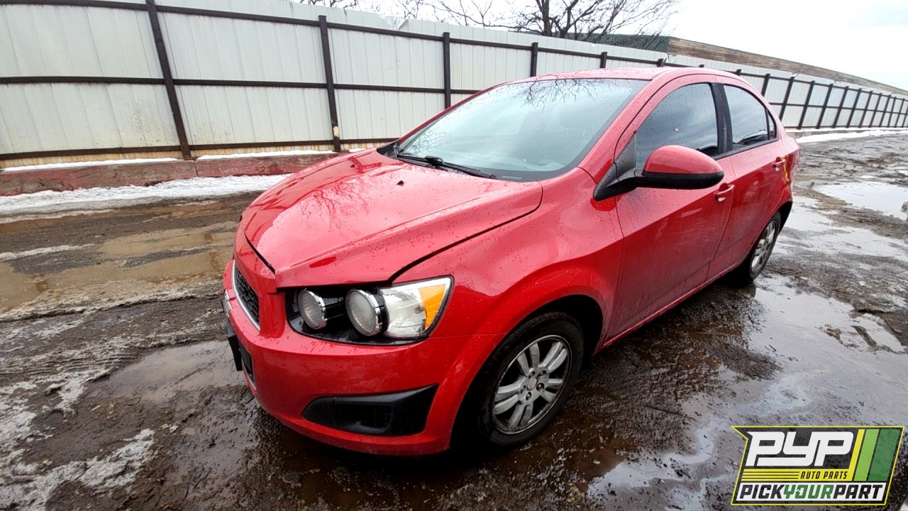 2012 CHEVROLET SONIC partes disponibles