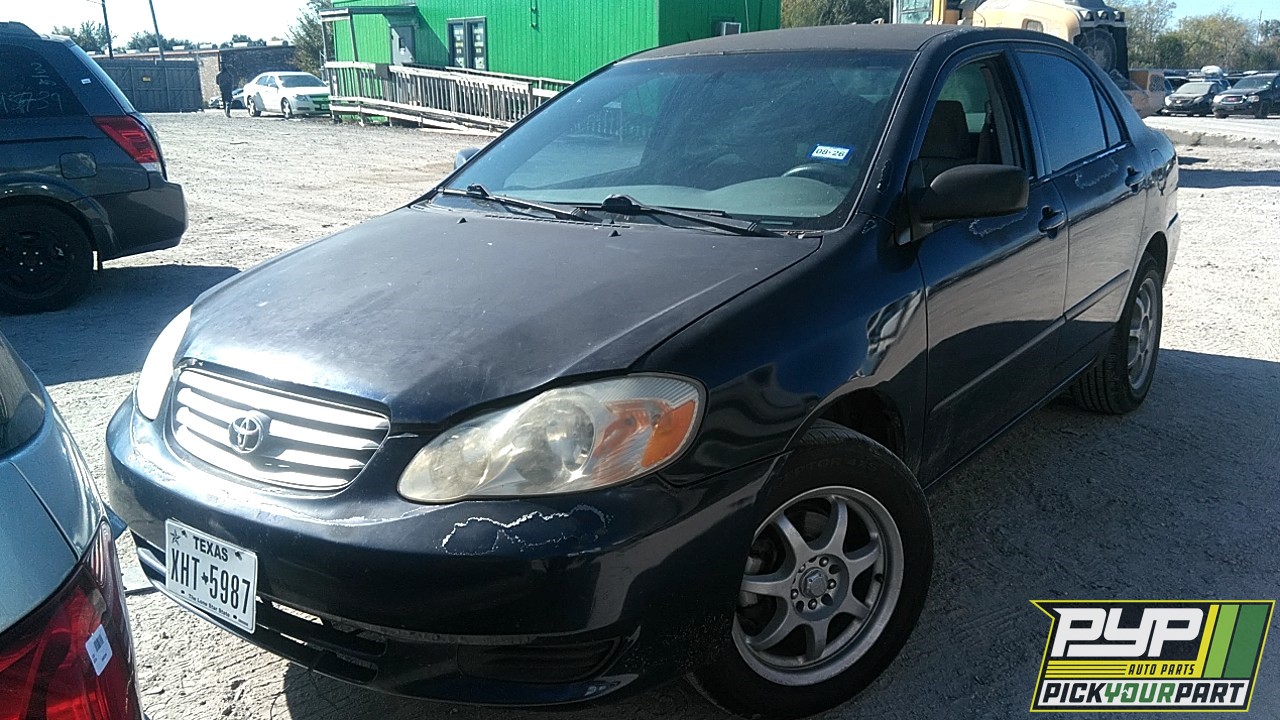 2003 TOYOTA COROLLA available for parts