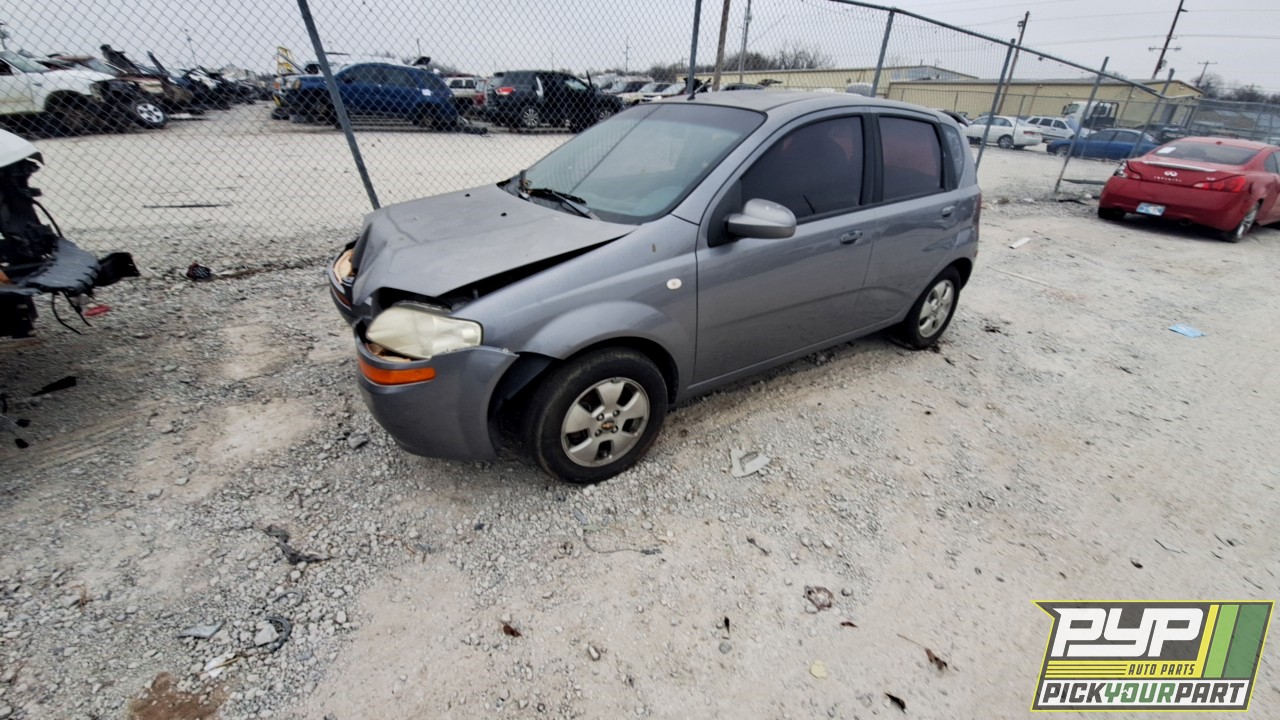 2006 CHEVROLET AVEO partes disponibles