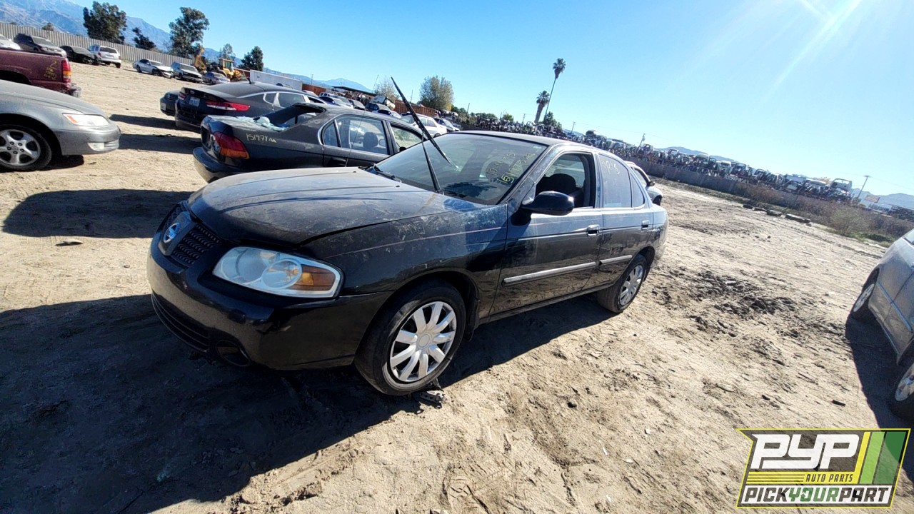 2006 NISSAN SENTRA partes disponibles
