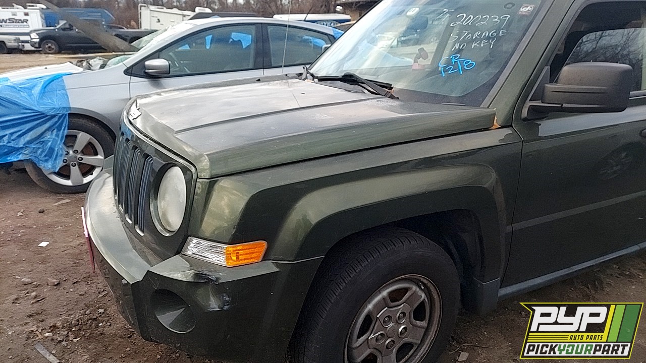 2009 JEEP PATRIOT partes disponibles