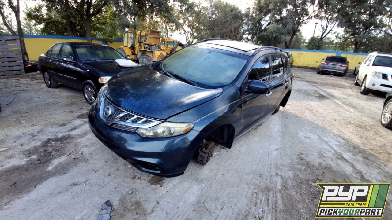 2012 NISSAN MURANO partes disponibles