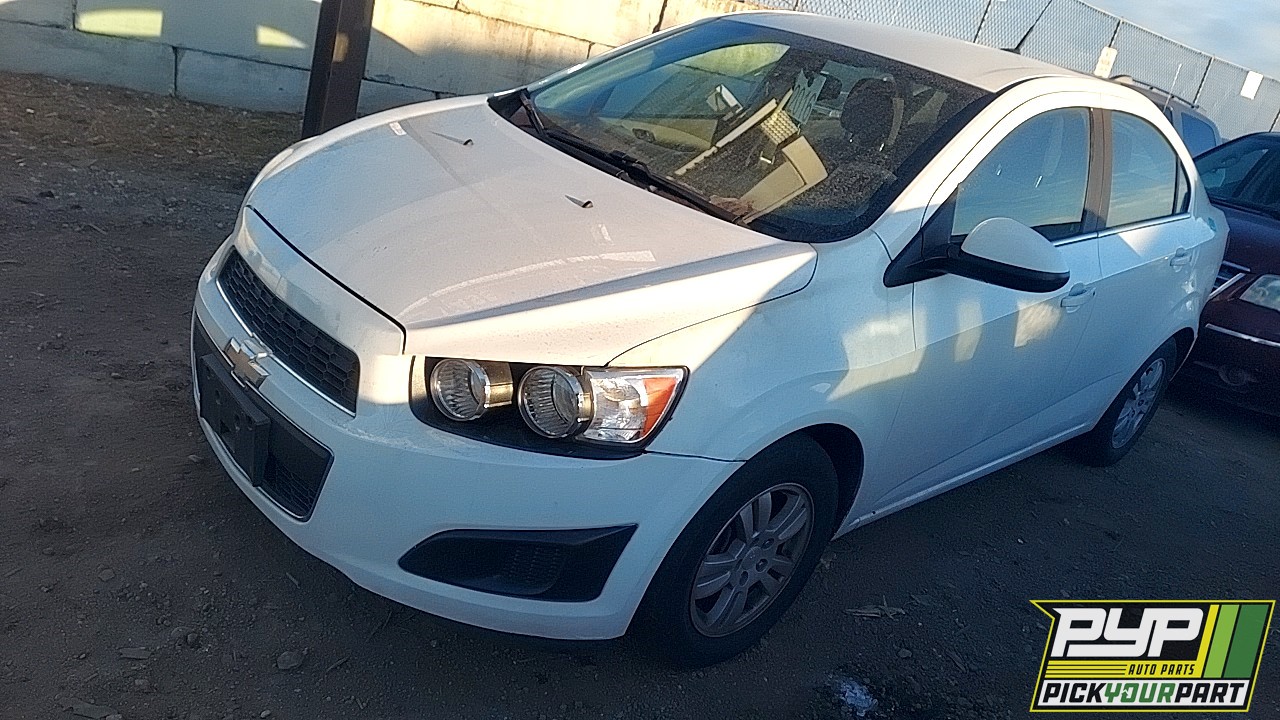 2014 CHEVROLET SONIC partes disponibles