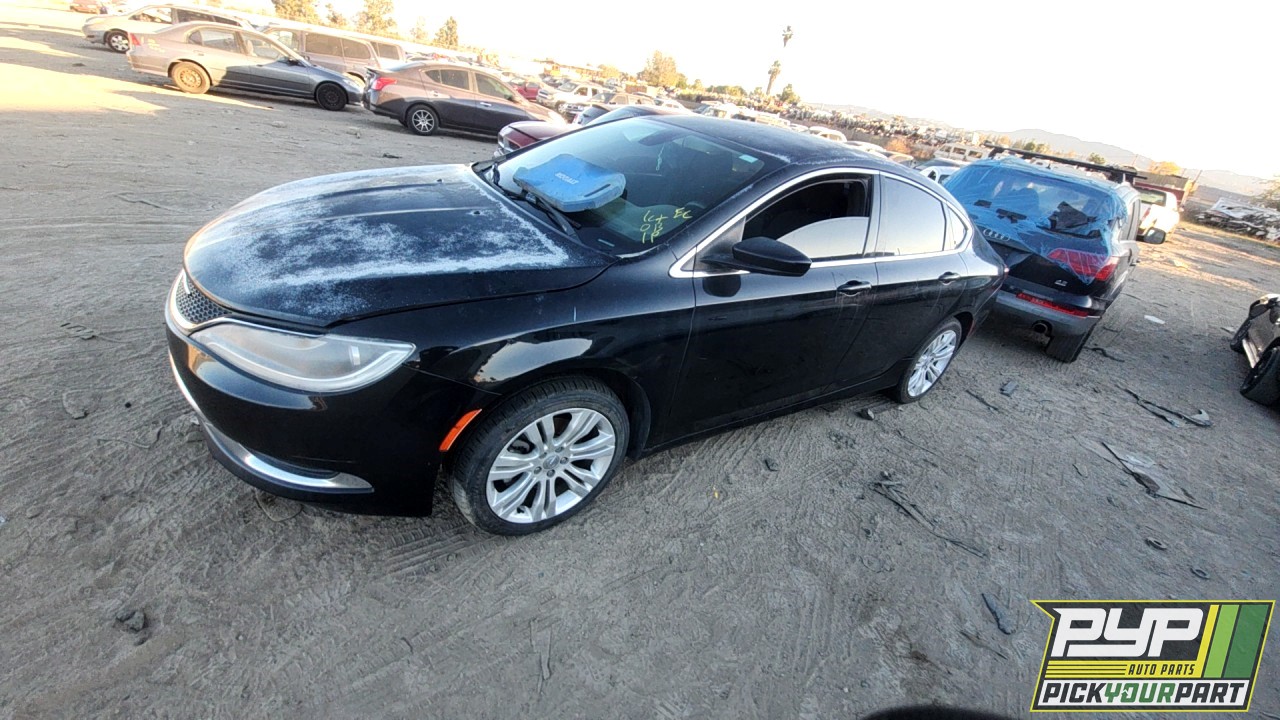 2016 CHRYSLER 200 partes disponibles