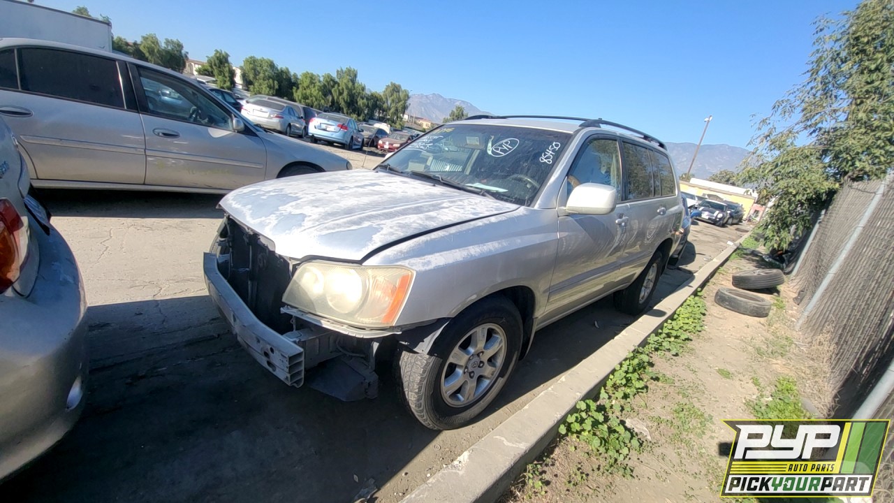2002 TOYOTA HIGHLANDER partes disponibles