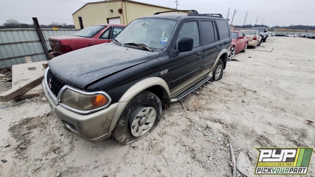 2000 MITSUBISHI MONTERO SPORT partes disponibles