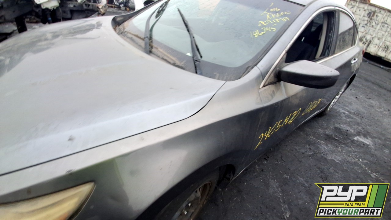 2016 NISSAN ALTIMA partes disponibles