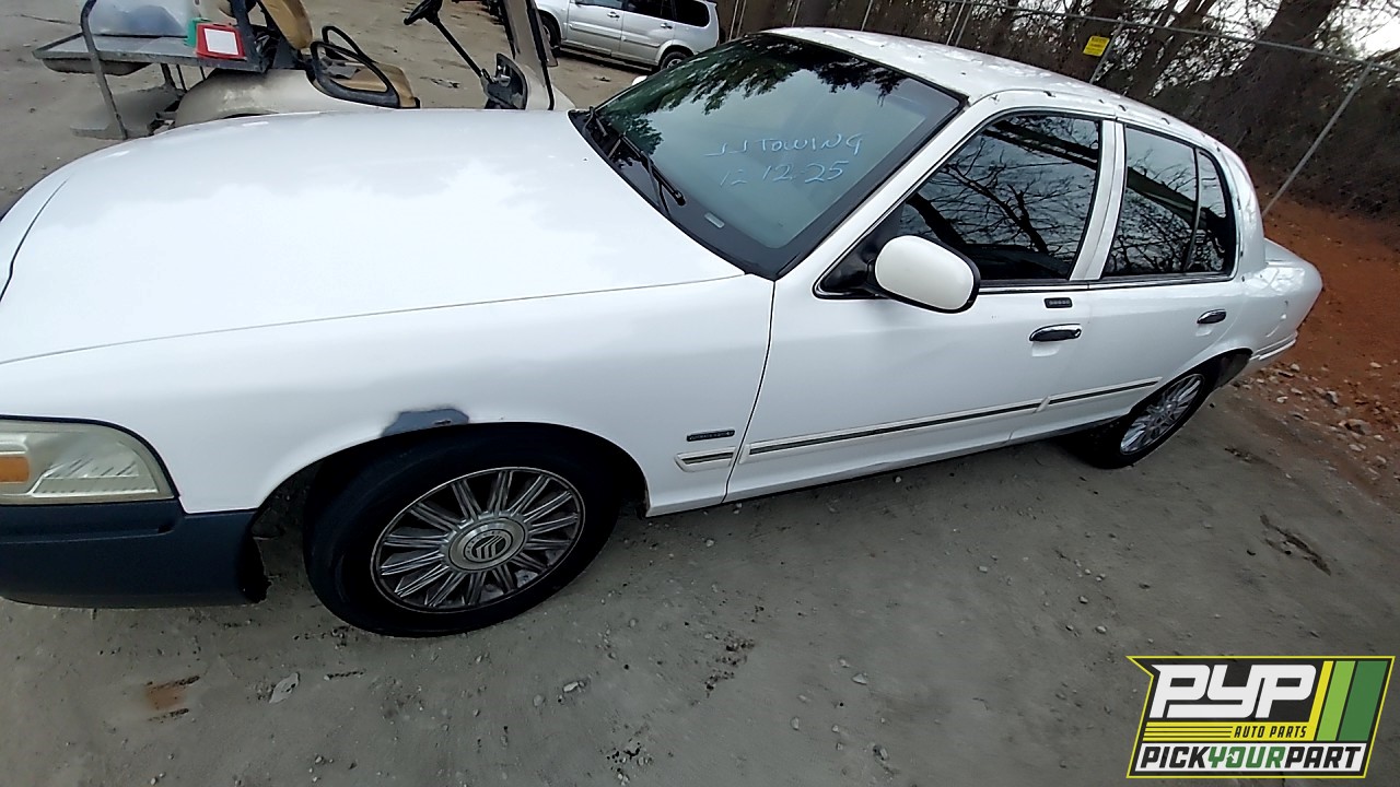 2010 MERCURY GRAND MARQUIS partes disponibles