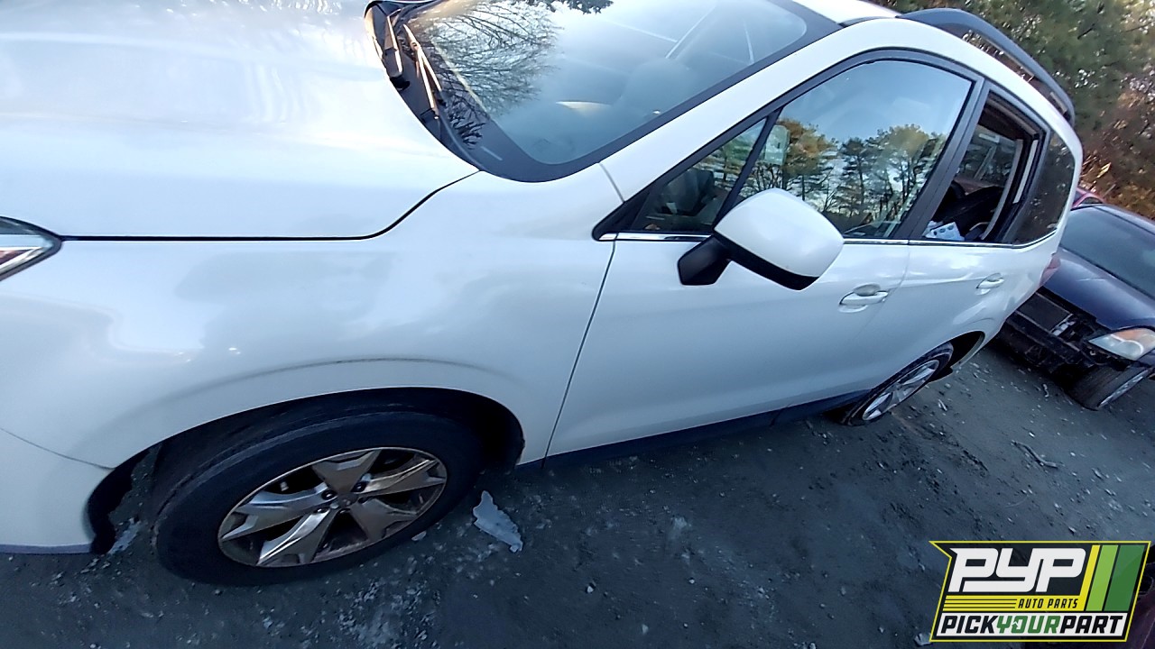 2016 SUBARU FORESTER partes disponibles