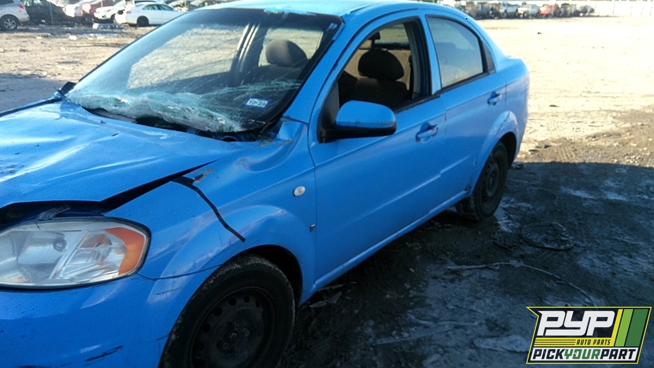 2008 CHEVROLET AVEO partes disponibles