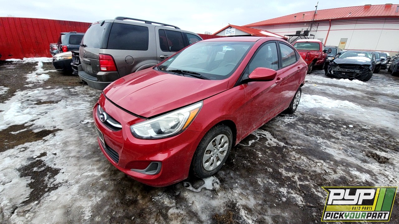 2016 HYUNDAI ACCENT available for parts