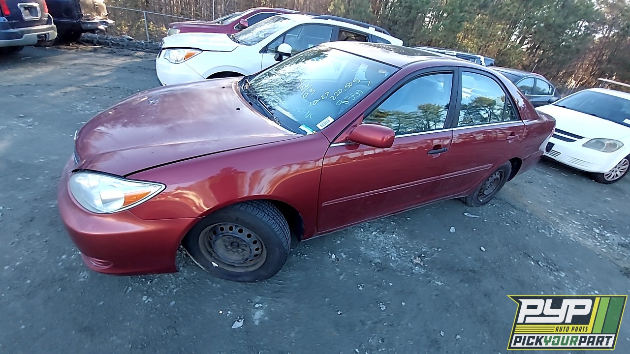 2003 TOYOTA CAMRY partes disponibles