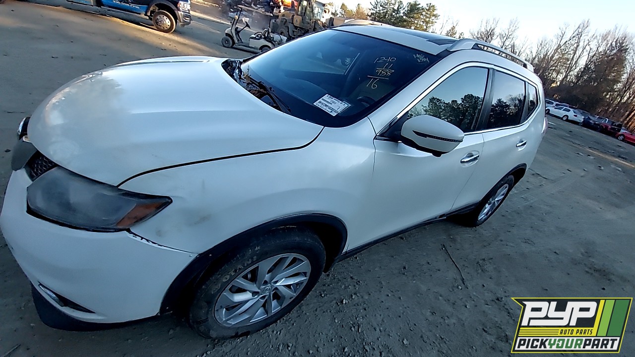 2016 NISSAN ROGUE partes disponibles