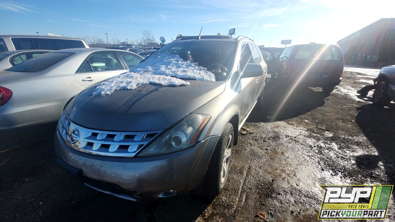 2004 NISSAN MURANO partes disponibles