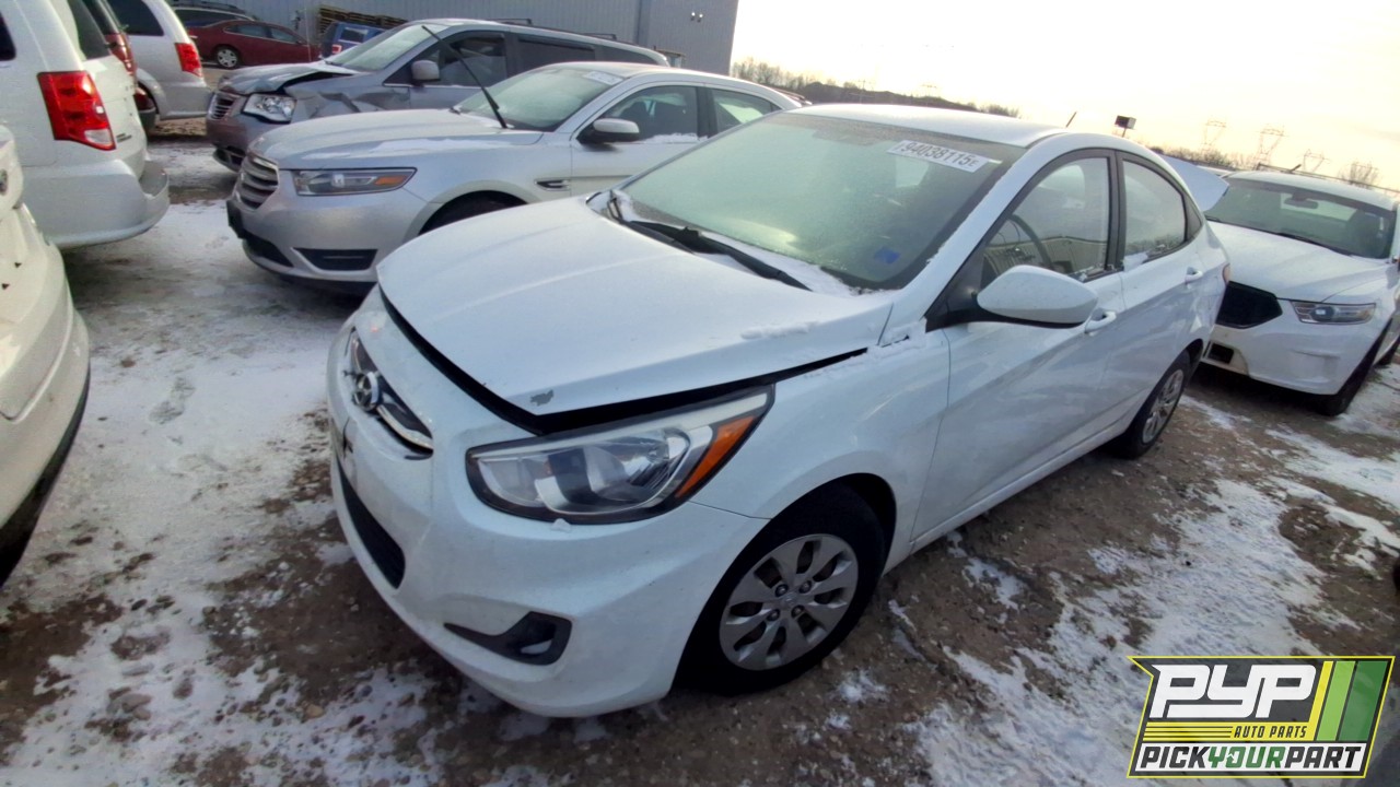 2016 HYUNDAI ACCENT available for parts