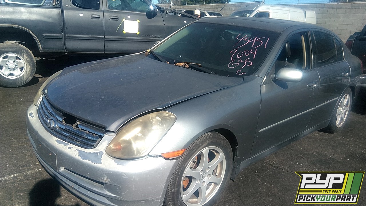 2004 INFINITI G35 partes disponibles