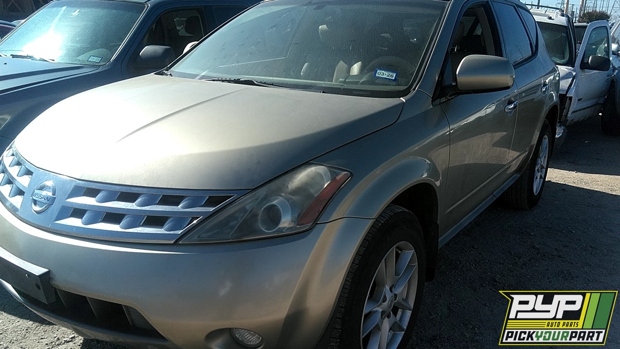 2005 NISSAN MURANO partes disponibles