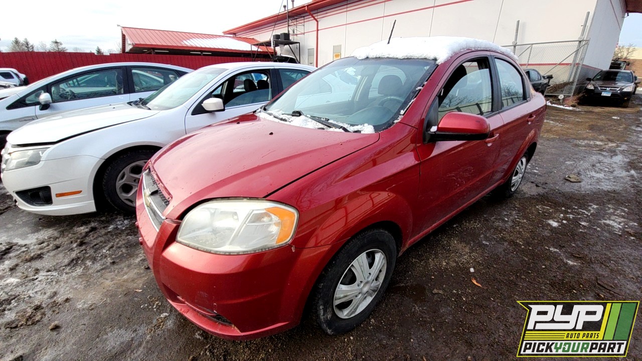 2010 CHEVROLET AVEO partes disponibles