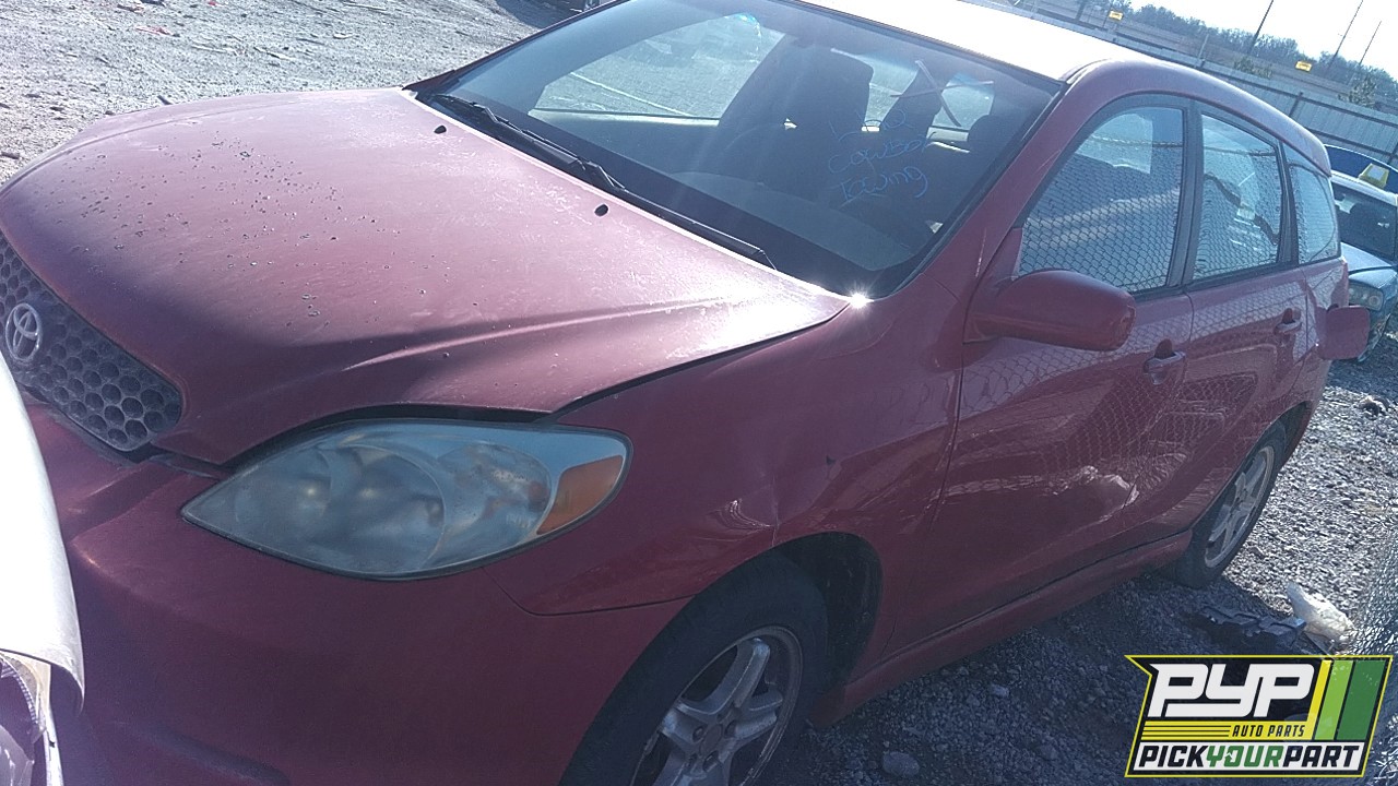 2003 TOYOTA MATRIX partes disponibles