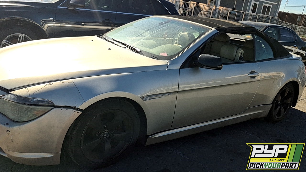 2006 BMW 650I partes disponibles