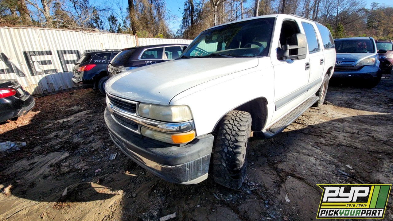 2002 CHEVROLET SUBURBAN 1500 partes disponibles