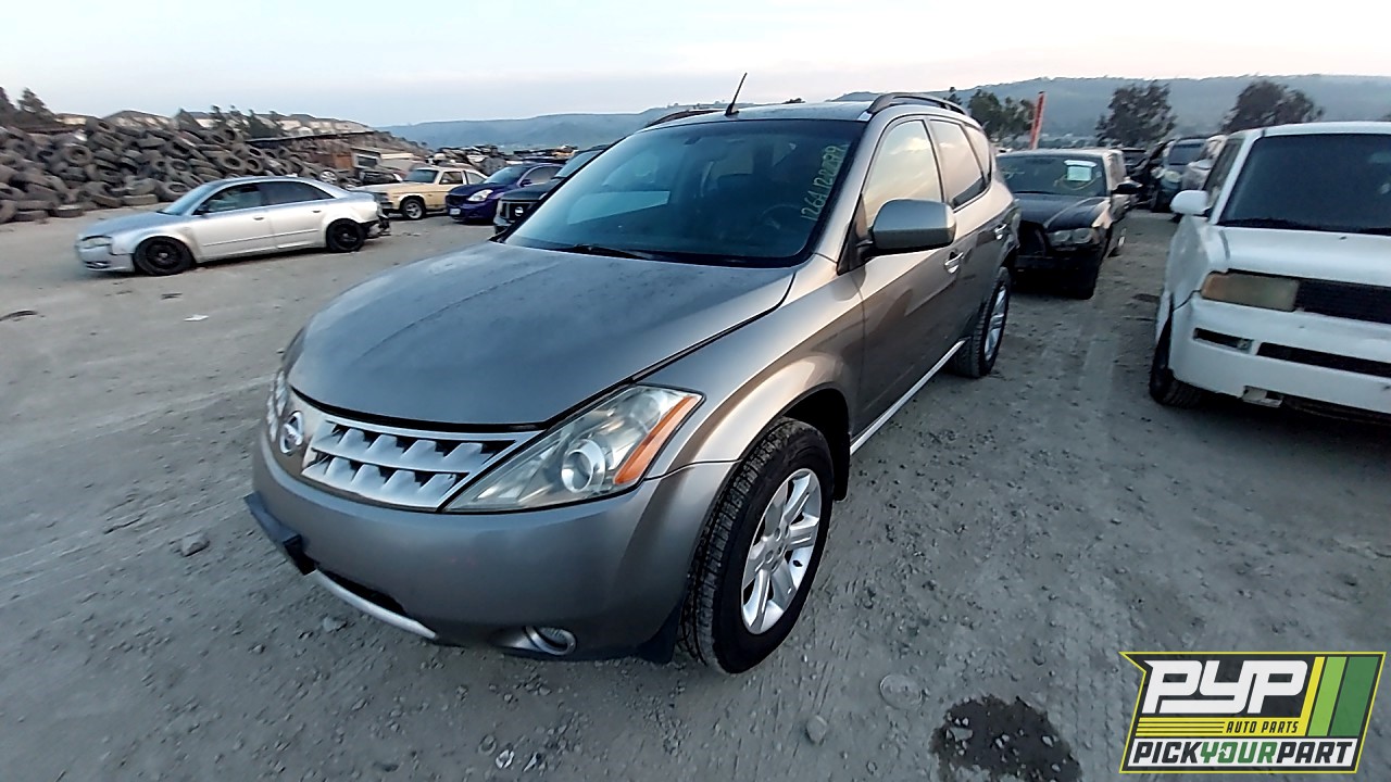 2007 NISSAN MURANO partes disponibles