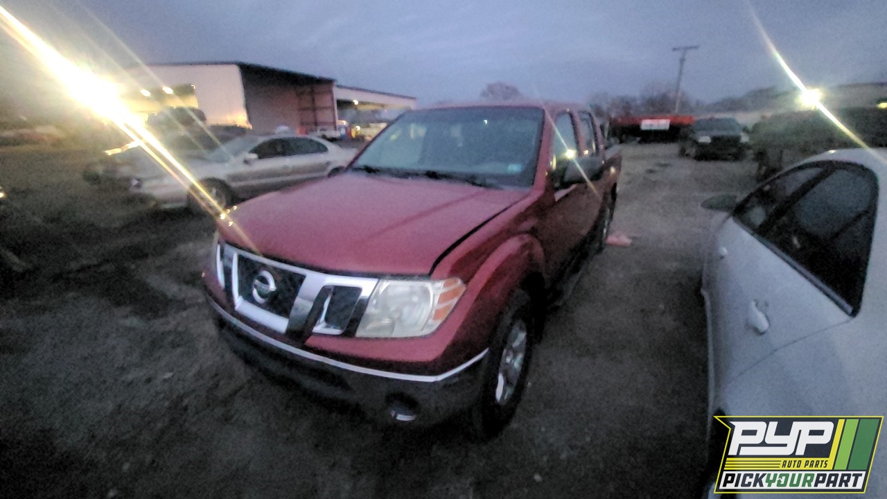 2010 NISSAN FRONTIER partes disponibles
