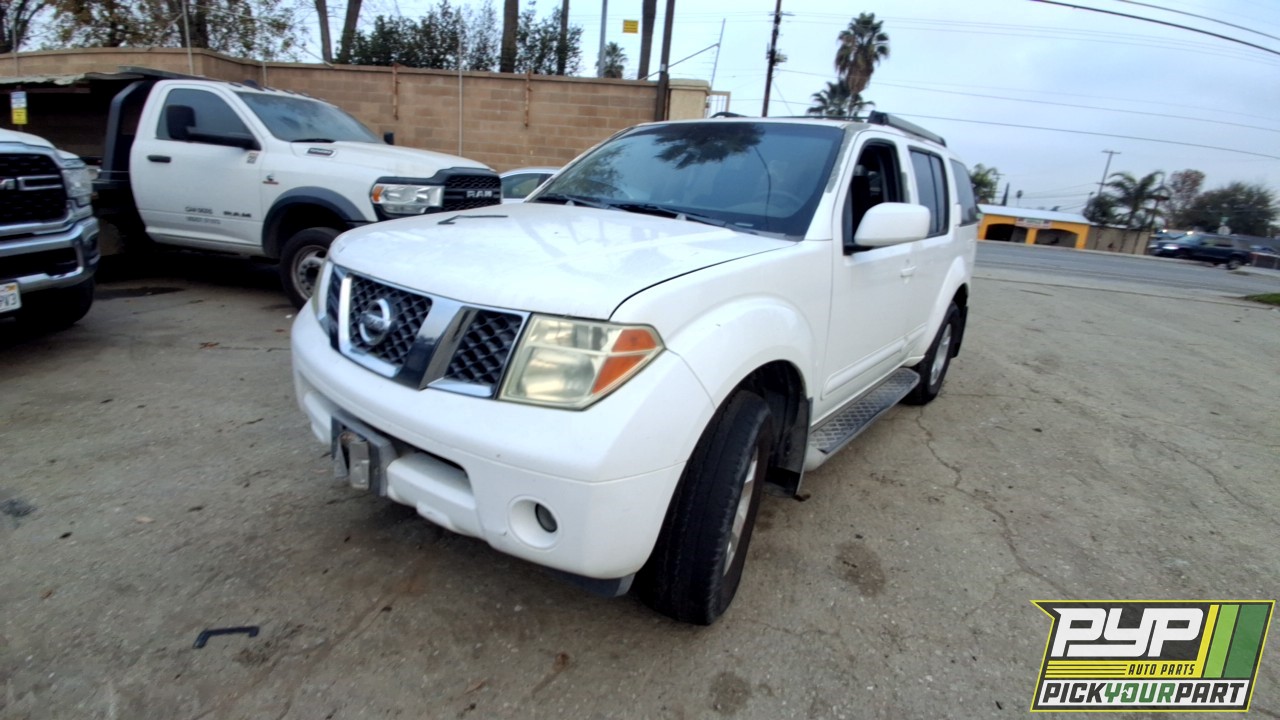 2005 NISSAN PATHFINDER partes disponibles