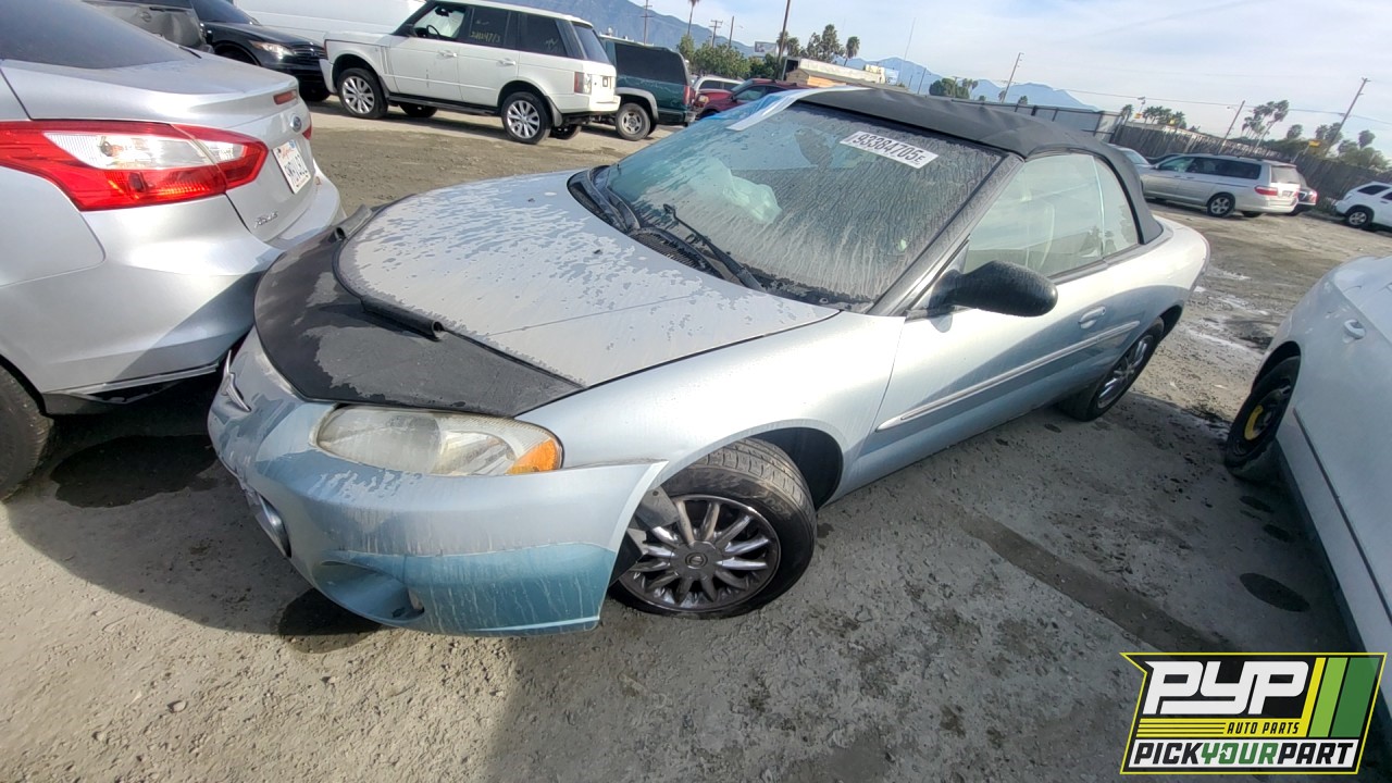 2002 CHRYSLER SEBRING partes disponibles