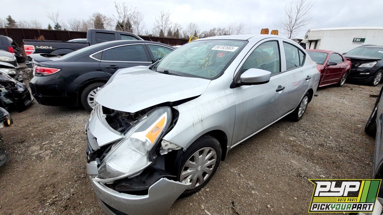 2016 NISSAN VERSA partes disponibles