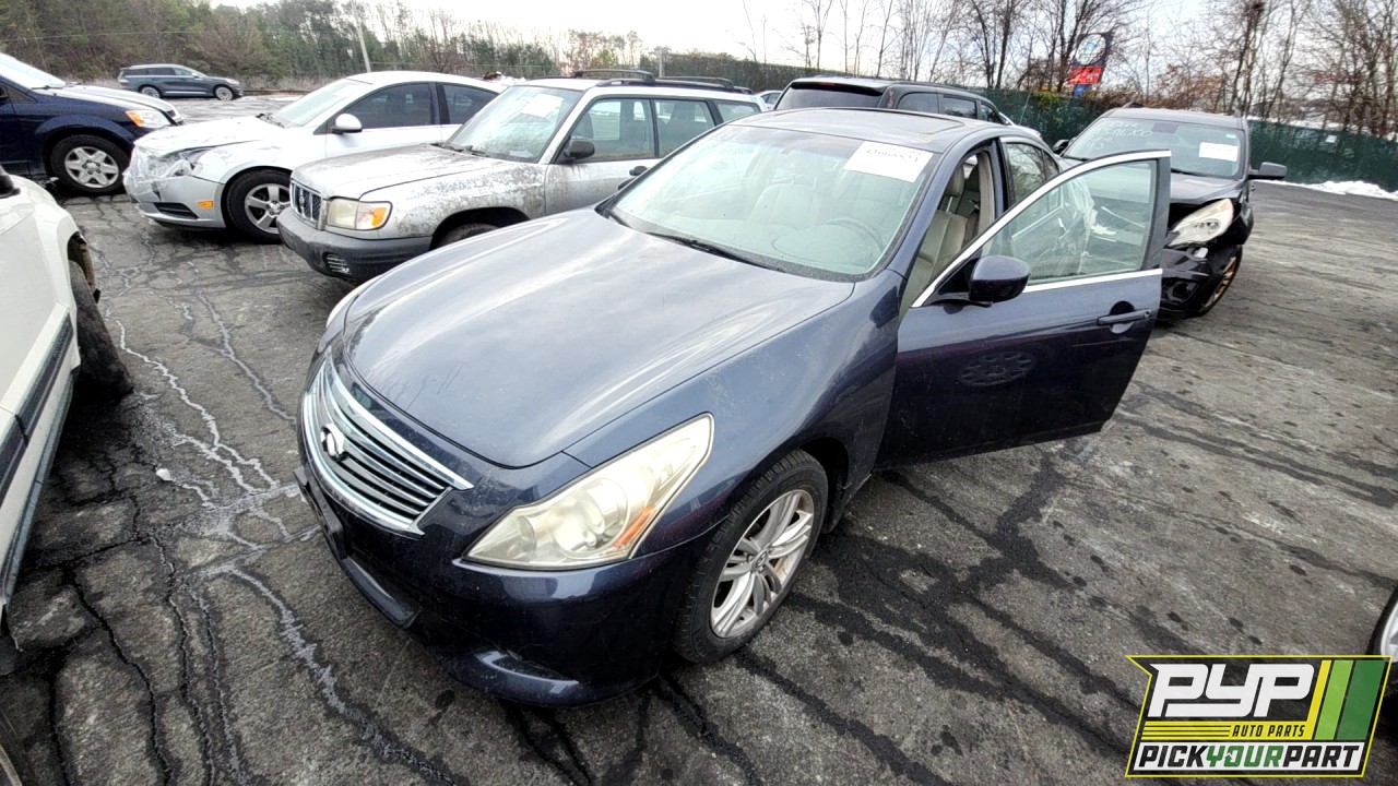 2011 INFINITI G25 partes disponibles