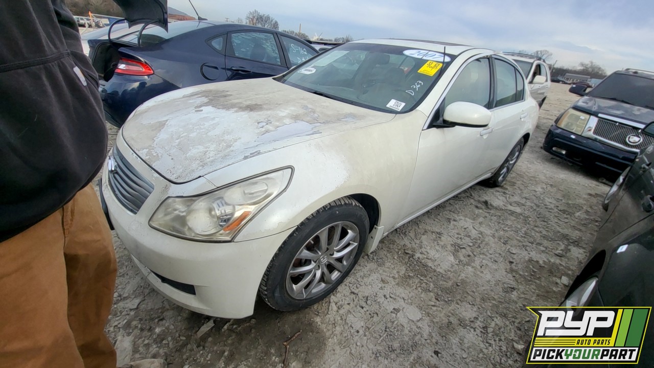 2007 INFINITI G35 partes disponibles