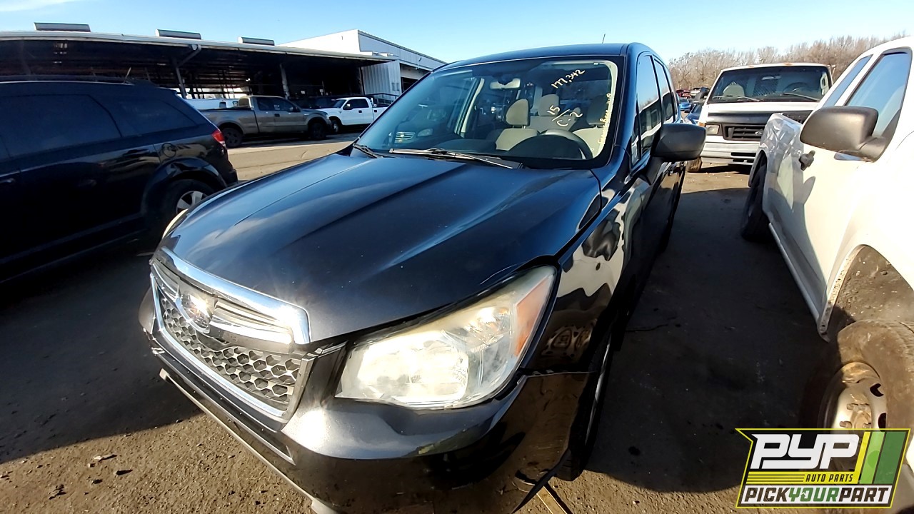 2015 SUBARU FORESTER partes disponibles